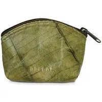BELEAF BELEAF Kleiner veganer Beutel "MINI LEAF" aus Blattleder, Leaf green, – Produktbild 1 von 1