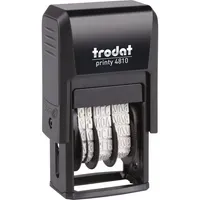 Trodat Trodat Datumsstempel „4810“, selbstfärbend, Abdruck 21 x 3,8 mm, Schwarz, – Produktbild 3 von 4