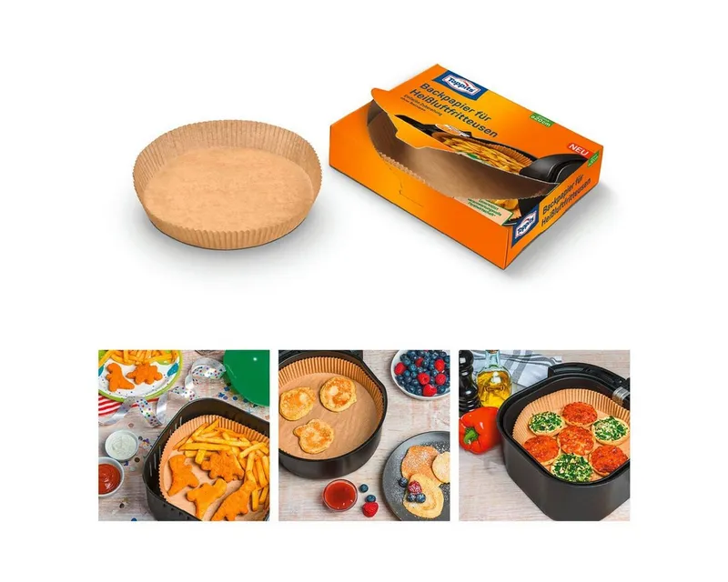 Toppits Toppits Backpapier für Air Fryer, rund, 20 Stk. – Produktbild 8 von 8