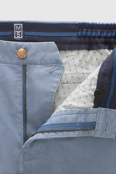M 5 BY MEYER M 5 BY MEYER Chino mit Stretchbund, Blau (blau), – Produktbild 1 von 8