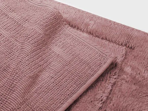 Yumeko Yumeko Badematte Deluxe 50x80 cm aus Bio-Baumwolle, Blush rose, – Produktbild 4 von 4