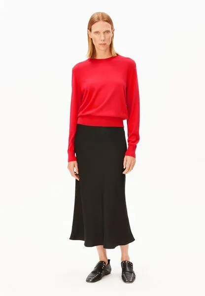 ARMEDANGELS ARMEDANGELS FINE KNIT Damen Pullover aus TENCEL Modal Mix, Mars red, – Produktbild 3 von 3