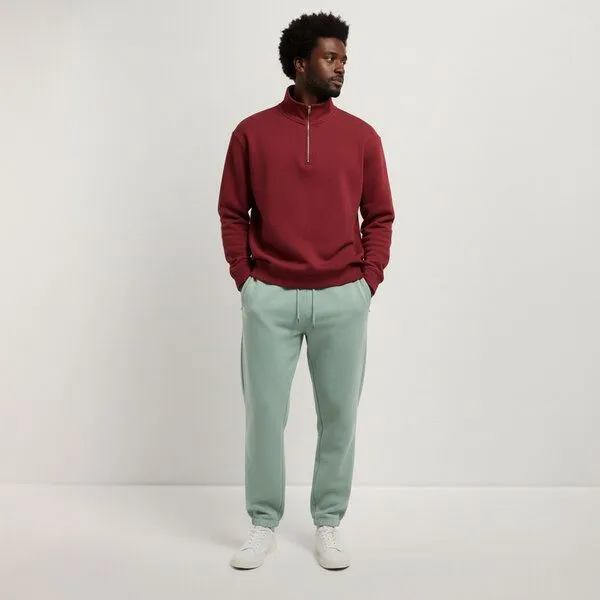 YTWOO YTWOO Nachhaltige Unisex Jogginghose aus 100% hochwertiger schwerer Bio-Baumwolle mit Dry Handyfeel 400 G/M, Hellgrün, – Produktbild 1 von 4