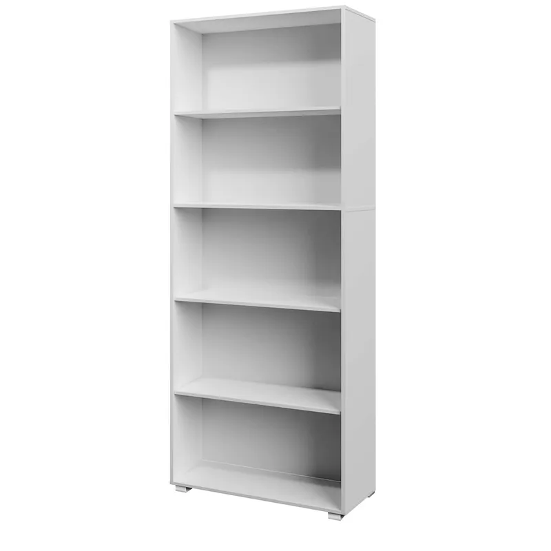 Casaria® Bücherregal Vela Weiß 5 Fächer, Weiß, – Produktbild 2 von 2