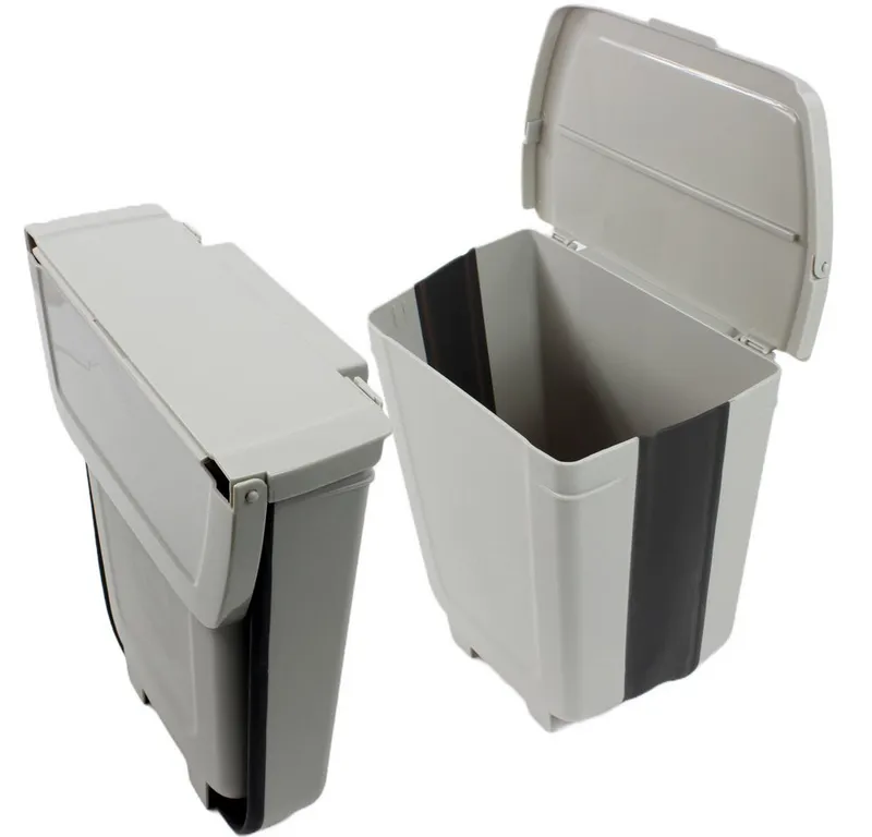 OCS Einbaumülleimer Abfalleimer Mülleimer faltbar 4-8 Liter Wohnmobil Camping Caravan – Produktbild 1 von 5