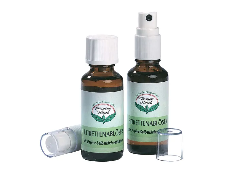 Etikettenlöser 30 ml in Glasflasche – Produktbild 1 von 1