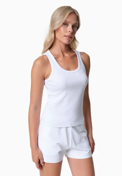 ORGANICATION ORGANICATION SOFFIA | Rib Top aus Bio-Baumwolle, White, – Produktbild 3 von 4