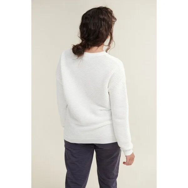 Basic Apparel Basic Apparel Strickpullover - Ista sweater organic - aus Bio-Baumwolle, Weiß (white), – Produktbild 2 von 3