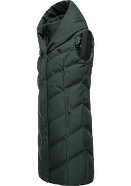 ragwear ragwear Steppweste Natalka Vest stylische, gesteppte Winterweste mit gefütterter Kapuze – Produktbild 1 von 1