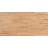 Tischplatte Buche massiv, 100x70 cm, Stärke 20 mm, geölt – Produktbild 1 von 1