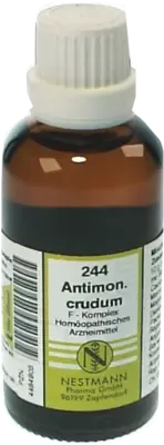 Nestmann Pharma ANTIMONIUM CRUDUM F Komplex Nr.244 Dilution 50 ml Dilution – Produktbild 1 von 1
