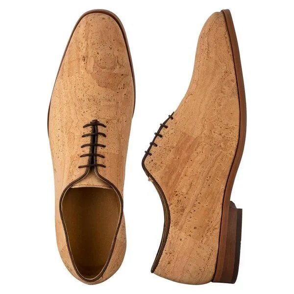 Kork-Deko Kork-Deko eleganter Herren Schuh aus Kork | vegan | nachhaltig | Gr. 40-46 – Produktbild 3 von 4