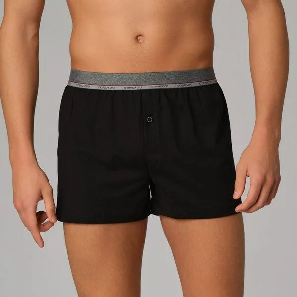 comazo|earth comazo|earth Fairtrade Boxer-Shorts | GOTS zertifiziert, Schwarz, – Produktbild 1 von 4
