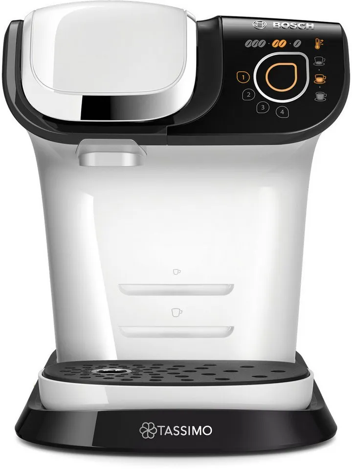 Tassimo Tassimo Kapselmaschine My Way 2 TAS6504, Personalisierung, über 70 Getränke, mit Wasserfilter BRITA MAXTRA, Personalisierung, über 70 Getränke, Schwarz|weiß, – Produktbild 3 von 5
