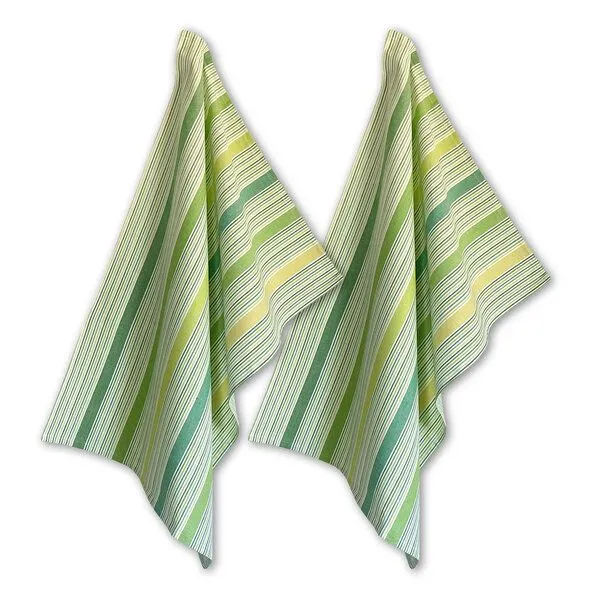 Solwang Design Solwang Design 2er-Set Geschirrtücher aus 100% Biobaumwolle, 70 x 50 cm, Frisches grün mix, – Produktbild 1 von 2