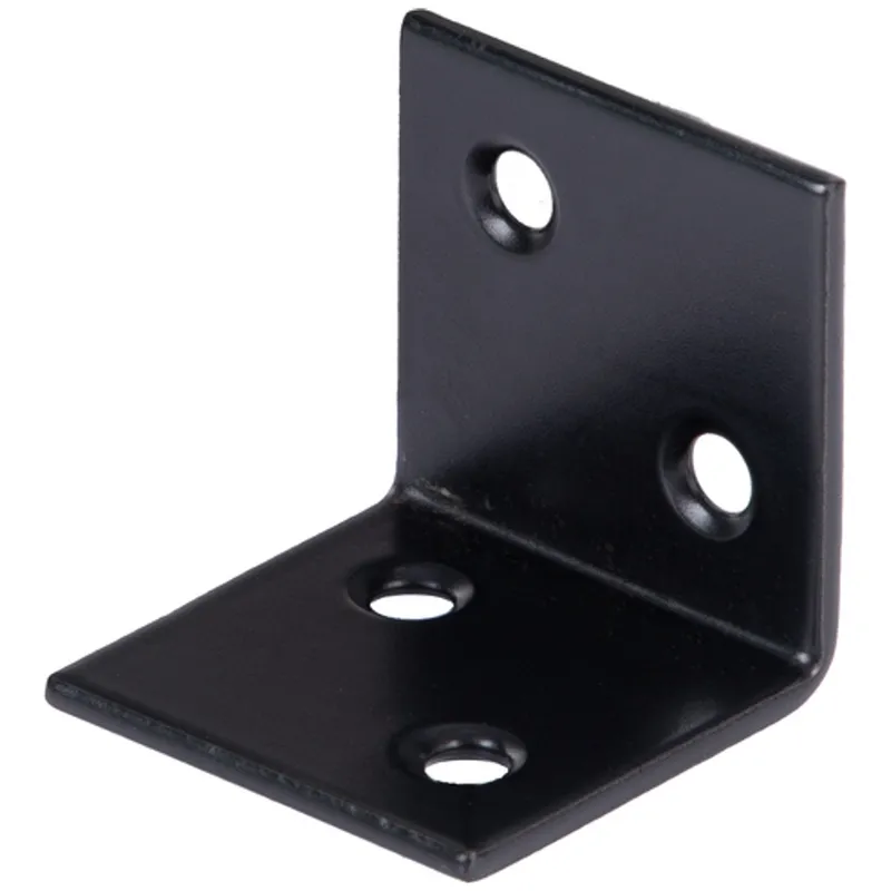 Alberts ALBERTS Breitwinkel, galv. blau verzinkt, schwarz beschichtet, TxHxB 30x30x30 mm – Produktbild 1 von 1