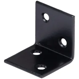 Alberts ALBERTS Breitwinkel, galv. blau verzinkt, schwarz beschichtet, TxHxB 30x30x30 mm – Produktbild 1 von 1