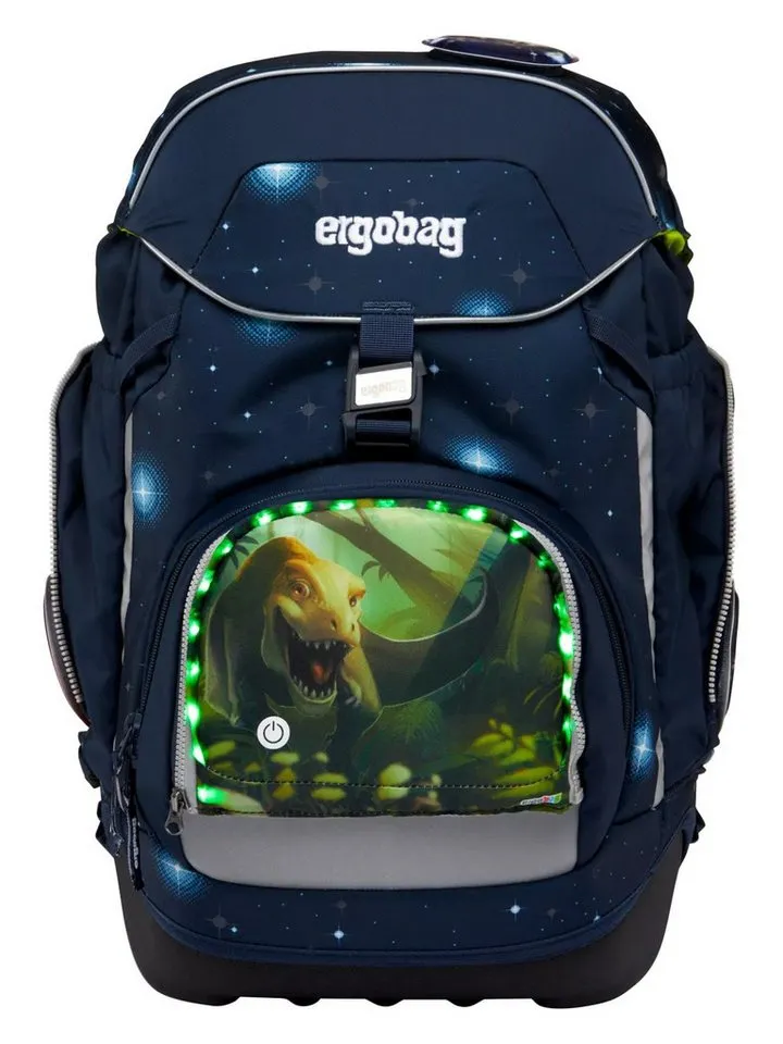 Ergobag Ergobag Schulranzen LED Zippie (1-tlg), reflektierend, Blau|grün, – Produktbild 5 von 5