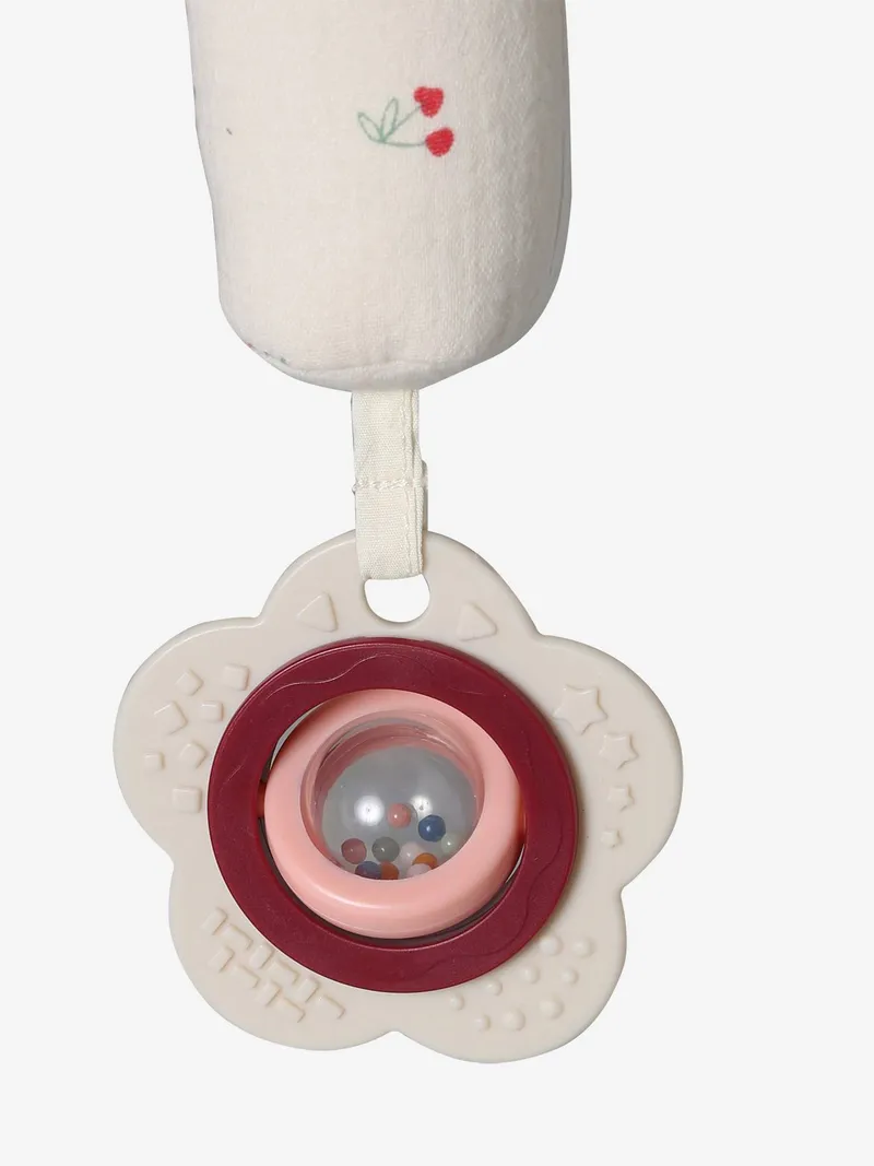 Vertbaudet Baby Activity-Katze zum Aufhängen CHERRY, Rot, – Produktbild 4 von 4