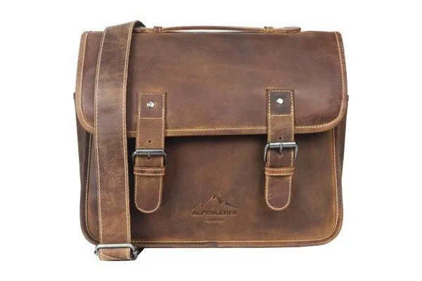 Alpenleder Alpenleder Messenger Bag TOURER, Wild camel, – Produktbild 2 von 3