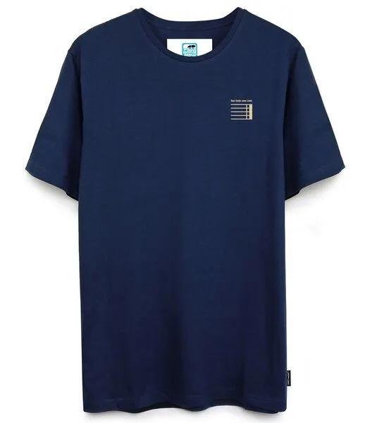 Gary Mash GARY MASH T-Shirt Das Ende vom Lied. aus Biobaumwolle, Dunkelblau (blau), – Produktbild 1 von 4