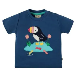 Frugi Frugi T-Shirt Papageientaucher in marineblau – Produktbild 1 von 1