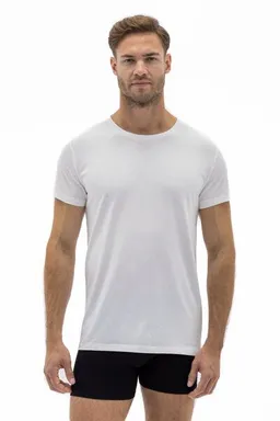 Barrio 13 Barrio 13 T-Shirt Herren Rundhals 3er Pack - Stretch Baumwolle Unterhemd mit Kurzarm Slim Fit – Produktbild 1 von 1