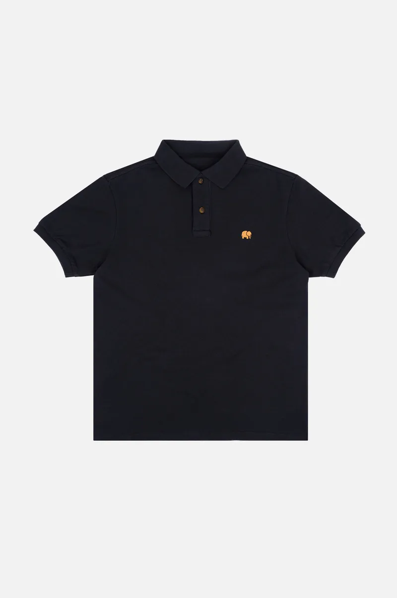 Trendsplant Trendsplant Herren vegan Polohemd Essential Blau, Extra dunkelblau, – Produktbild 1 von 2