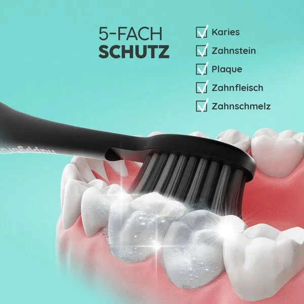 happybrush happybrush SuperWhite Sensitive Whitening Zahnpasta 2er Set, Weiß(weiß), – Produktbild 3 von 5