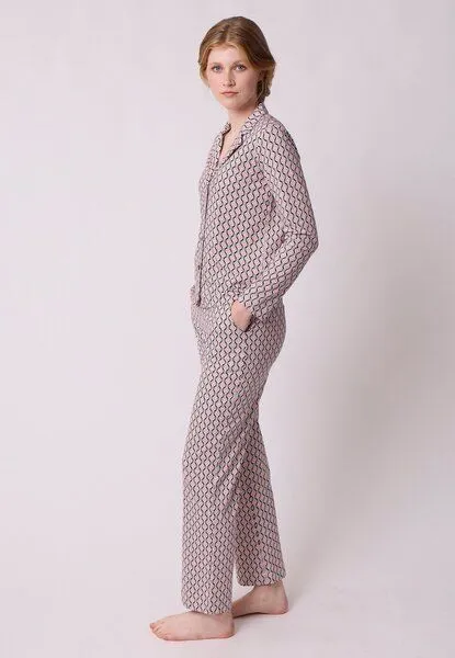 LANA Organic LANA Organic Pyjamajacke, Modell Juna, Sirius dusty rose, – Produktbild 3 von 4
