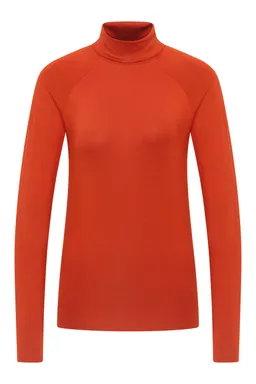Tranquillo Feminines EcoVero™-Shirt - rooibos / L – Produktbild 1 von 1