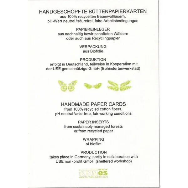 Formes Formes Briefkarte Tanne – Produktbild 2 von 2
