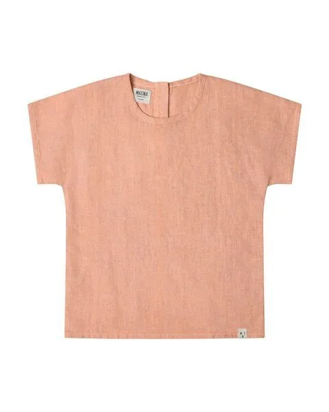MATONA Matona Lockeres Leinen T-Shirt für Kinder / Easy T-Shirt, Rose, – Produktbild 3 von 3