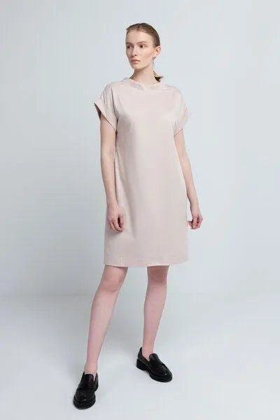 SHIPSHEIP SHIPSHEIP CAMILLE - Damen Kleid aus Bio-Baumwolle, Almond (rosa), – Produktbild 2 von 4