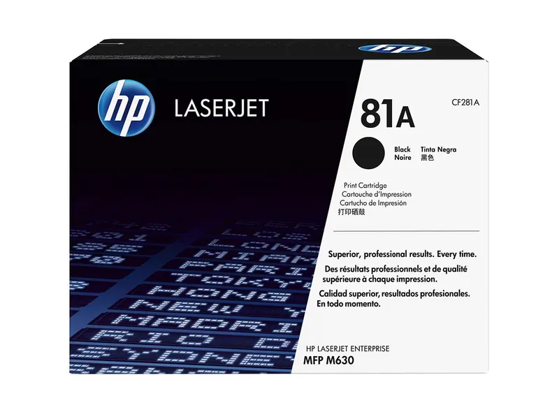 Hewlett Packard hp Druckkassette CF281A, Nr. 81A schwarz – Produktbild 1 von 1