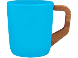 Keramiktasse "Woody" 330 ml, blue – Produktbild 1 von 1