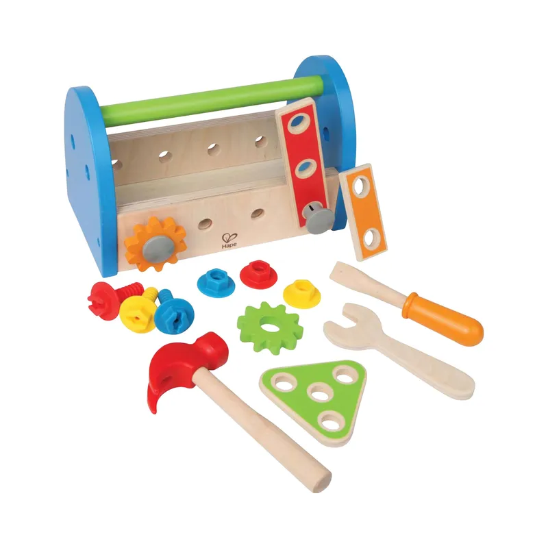 Hape Hape Werkzeugkasten aus Holz, Mehrfarbig, – Produktbild 1 von 2