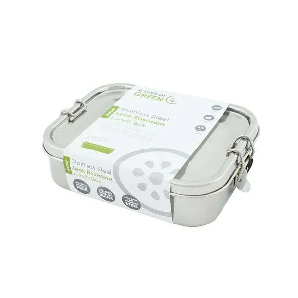 A Slice of Green A Slice of Green Auslaufsichere Edelstahl Brotdose - 650ml – Produktbild 4 von 4