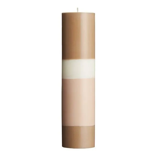Originalhome Originalhome Geruchsneutrale Geschichtete Stumpenkerze – vegan & fair., Gelb (limestone), – Produktbild 2 von 2