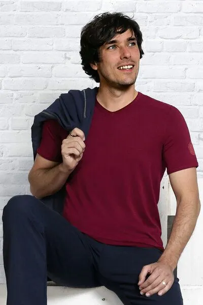 The Spirit of OM The Spirit of OM Bio Bambus T-Shirt, Bordeaux, – Produktbild 1 von 1