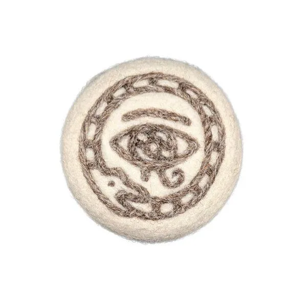 Wooliie Wooliie Handgefertigter Ball aus 100 % naturbelassener Schurwolle – Ouroboros – Produktbild 1 von 1