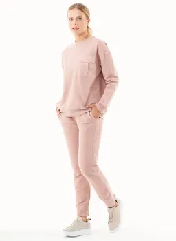 ORGANICATION ORGANICATION Damen vegan Sweatshirt Aus Bio-Baumwolle Rosa – Produktbild 1 von 1