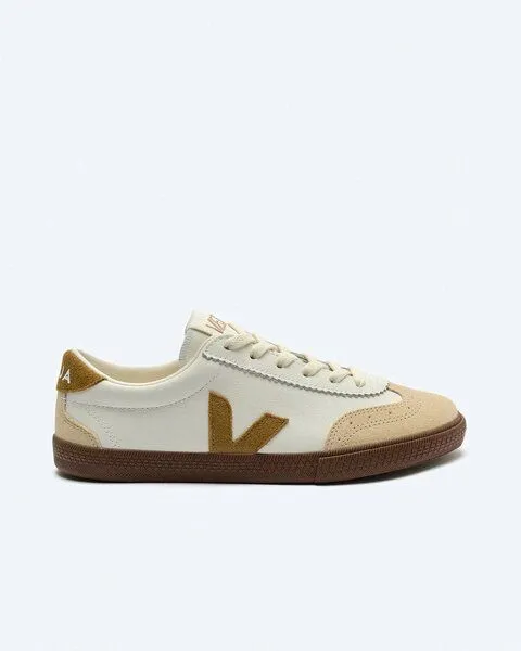 Veja Veja Sneaker Damen - Volley Leather, Weiß (white tent bark), – Produktbild 2 von 3
