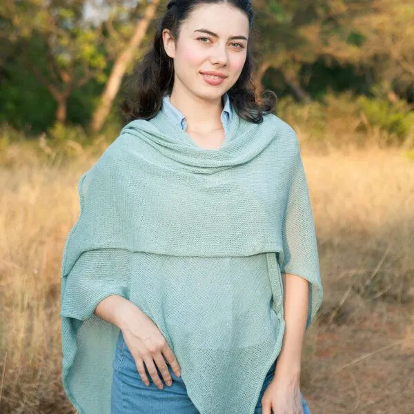 Sundara Sundara Kimono "Mira" 100% Bio-Baumwolle, Oceanblau, – Produktbild 1 von 1