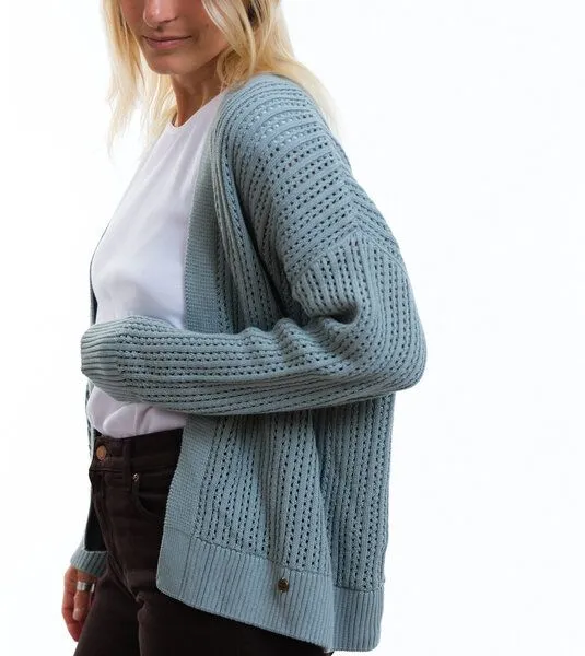 Gary Mash GARY MASH Strickjacke Edna aus Biobaumwolle, Blau, – Produktbild 2 von 3