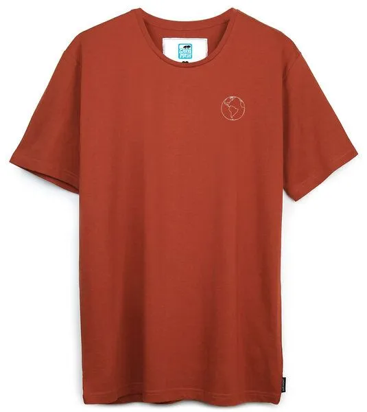 Gary Mash GARY MASH T-Shirt Erde aus Biobaumwolle, Rost (rot), – Produktbild 1 von 4