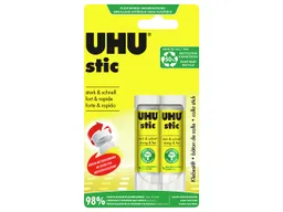 UHU UHU Klebestift "stic" ohne Lösungsmittel, 2 x 8,2 g – Produktbild 1 von 1