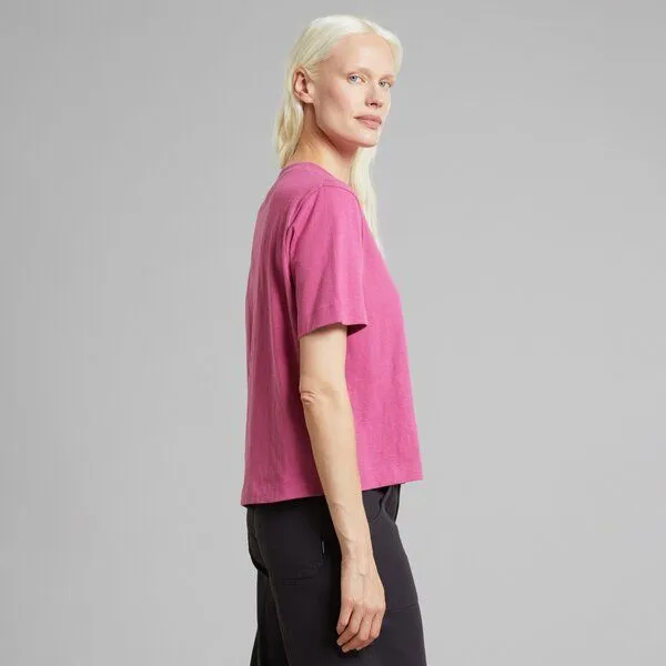Dedicated DEDICATED Damen T-Shirt Vadstena Hemp, Violet purple red (pink), – Produktbild 3 von 4