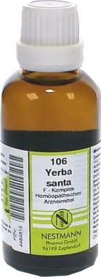Nestmann Pharma YERBA SANTA F Komplex Nr.106 Dilution 50 ml Dilution – Produktbild 1 von 1