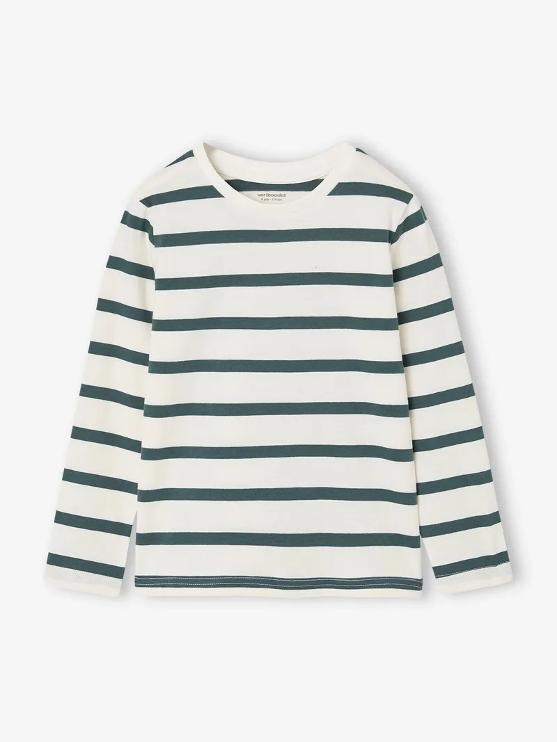 Vertbaudet 3er-Pack Shirts Jungen BASIC lila, Lila, – Produktbild 4 von 4
